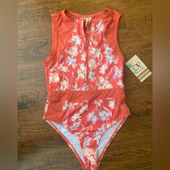 OP One Piece - Open Back Bathing Suit - Picture 1 of 9
